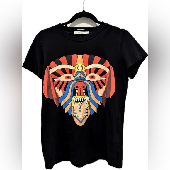 Givenchy Graphic Tee w/Rhinestone Detail in Size Medium - Picture 1 of 6